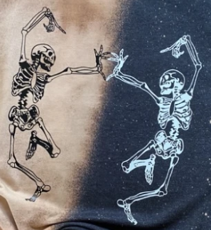 Dancing Skellies Screen Print Design