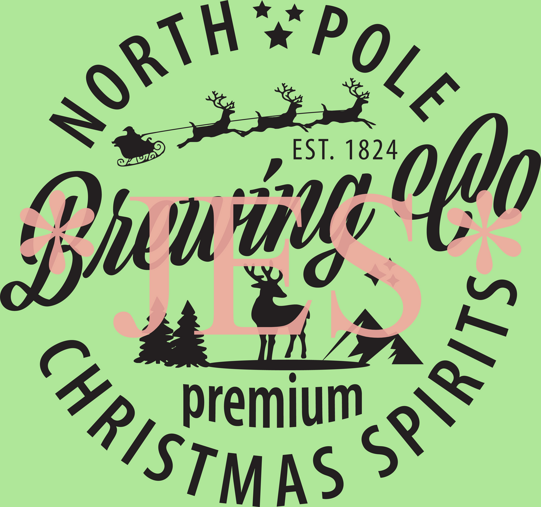 Christmas North Pole Brewing CO Design