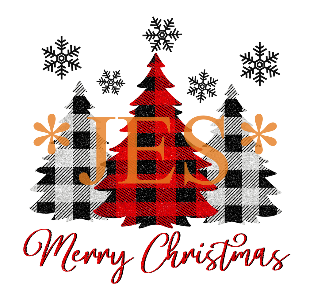 Christmas Design Plaid Christmas Trees